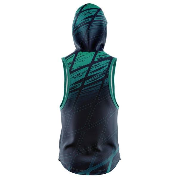 Men's 180 GSM Spandex Milk Silk Sleeveless Pullover Hoodies
