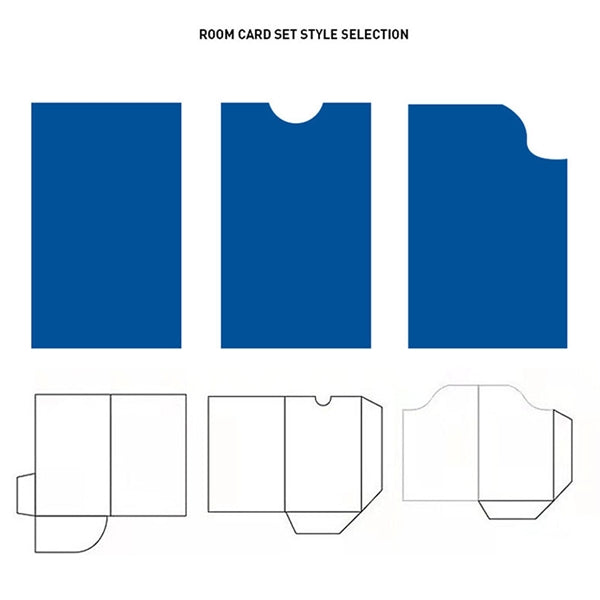 Hotel Card Sleeves Room Holder