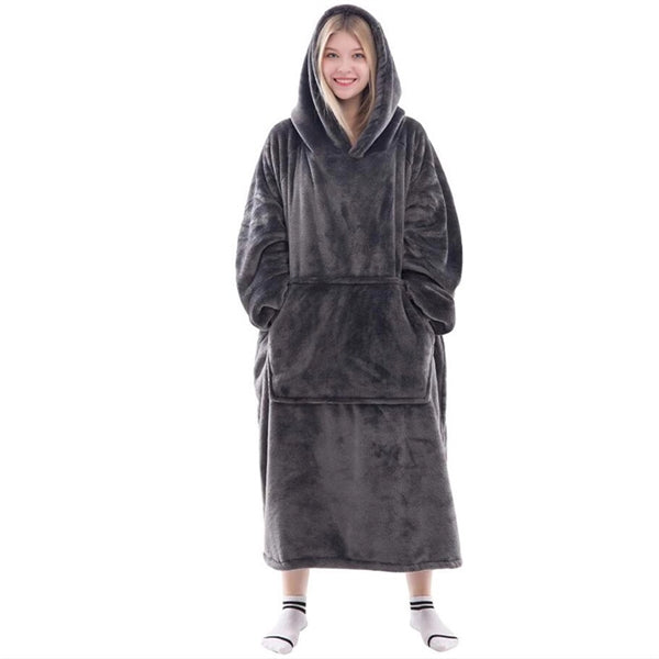 Fluffy Hooded Blanket