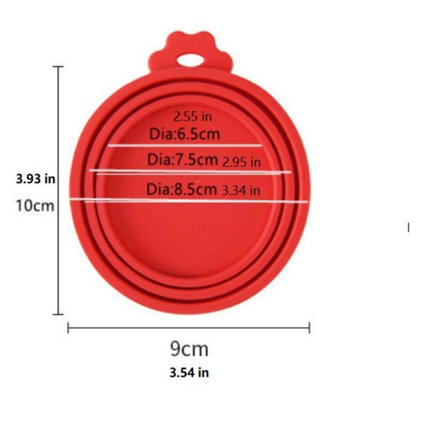 Pet Silicone Can Lid