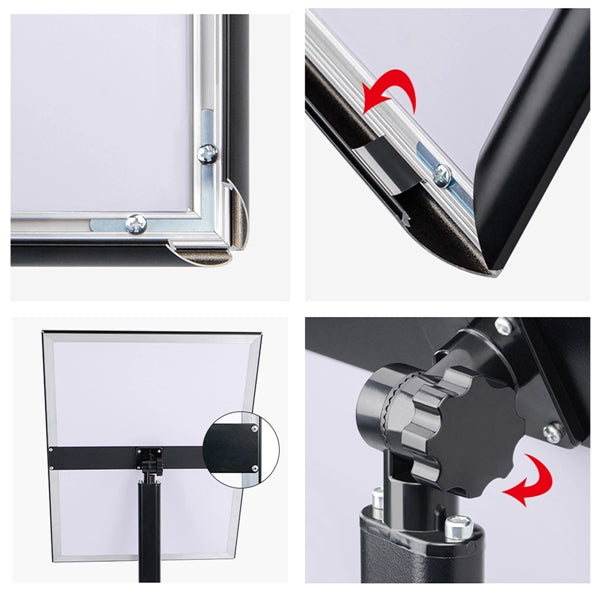 Pedestal Sign Holder Floor Stand