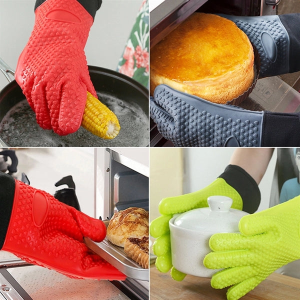 Silicone BBQ Oven Mitts