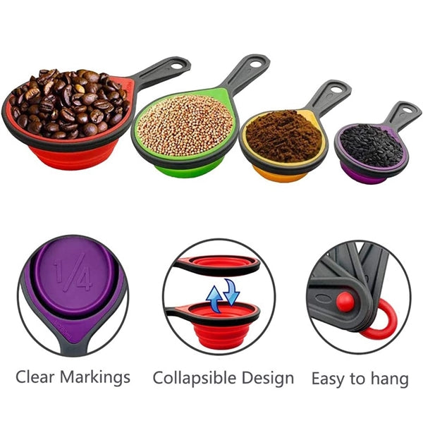 Collapsible Silicone Measuring Cups
