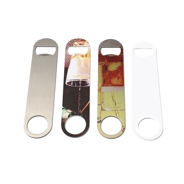 Paddle Shaped Bottle Opener with Key Loop