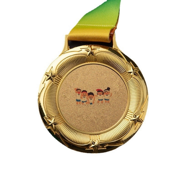 Gold Silver Bronze Award Medals w/ Neck Ribbon