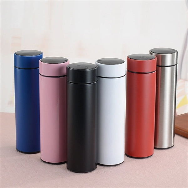 Water Bottle with LED Temperature Display