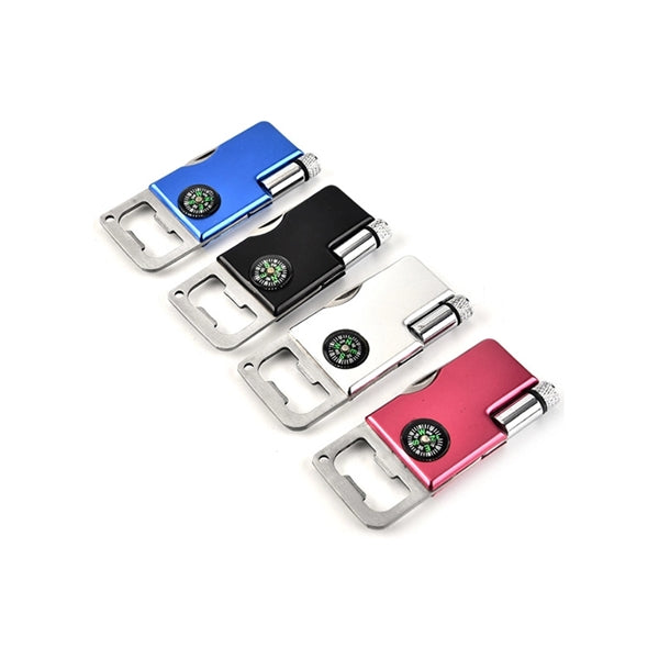 Bottle Opener With Flashlight & Knife