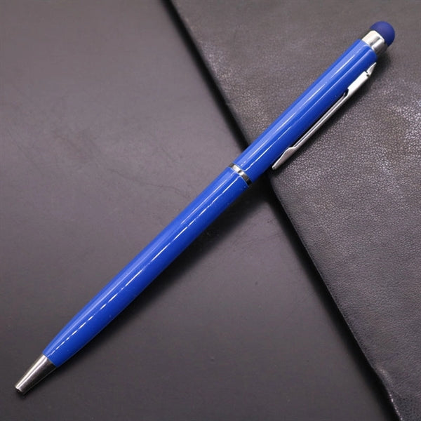 2 in 1 Touch Screens Stylus Metal Ballpoint Pen