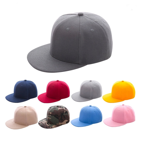 Adjustable Flat Brim Baseball Cap