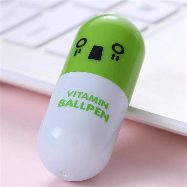 Retractable Capsule Ballpoint Pen
