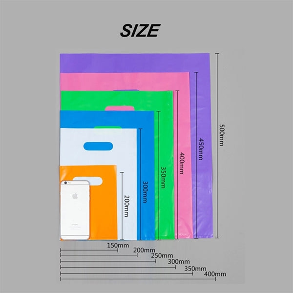 12''x16'' Die Cut Handle Plastic Bags