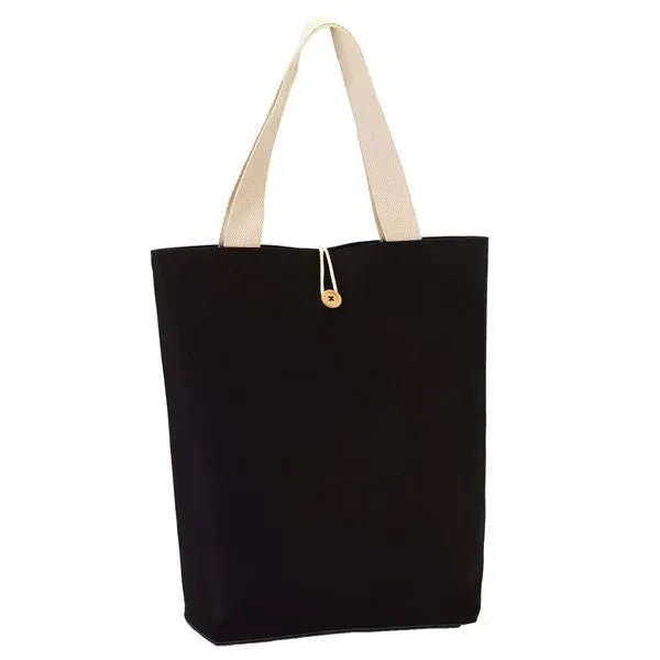 Portable Button-Up Canvas Tote