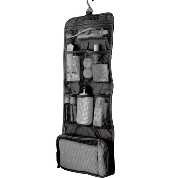 Hanging Foldable Travel toiletry bag with hook
