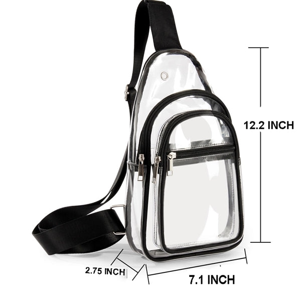 Multipurpose Clear Shoulder Backpack