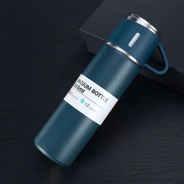 3 Lids Vacuum Stainless Steel Water Bottle