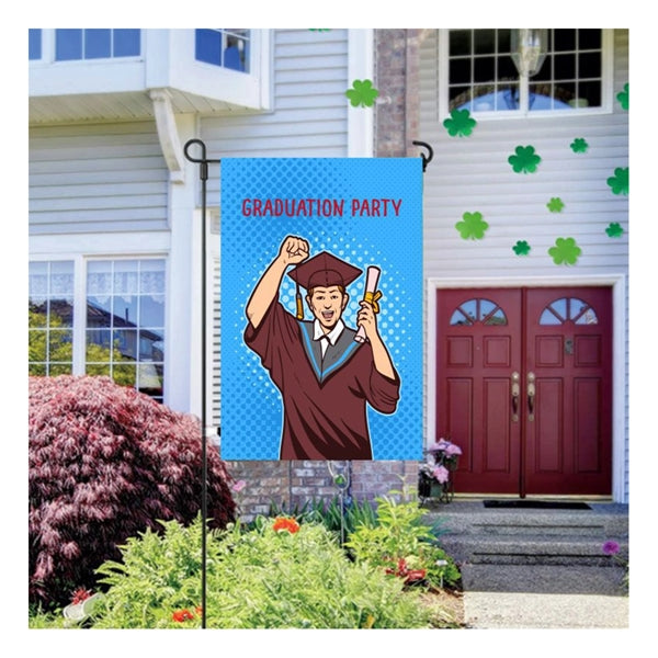 Fall Pumpkin Welcome Garden Flag Double Sided