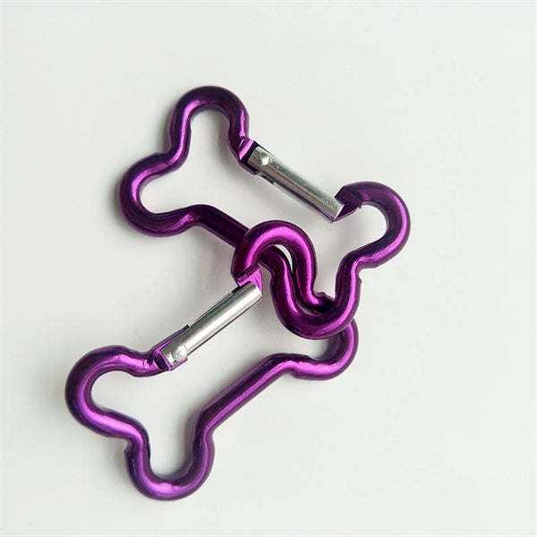 Dog Bone Shaped Spring Snap Metal Aluminum Carabiner