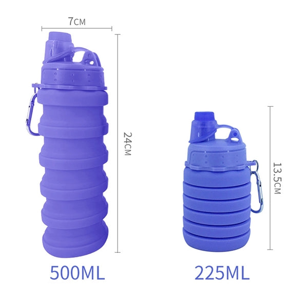 Collapisble Silicone Sports Water Bottle