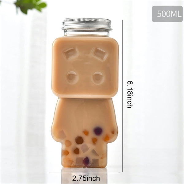 Food Grade Transparent Pet Juice Drink Puppet Plastic Bottle