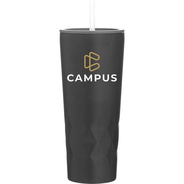 20.9 oz Triad Stainless Insulated Travel Tumbler w/Straw