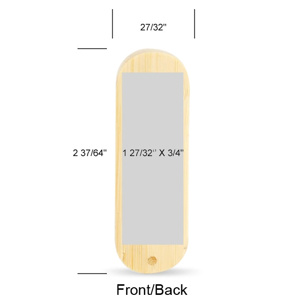 Hinsdale Eco-Friendly Bamboo Swivel USB