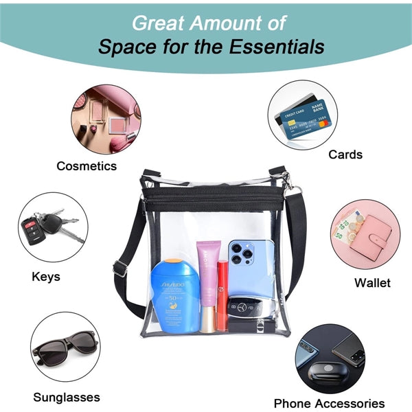 Clear Bag Stadium Approved Purse