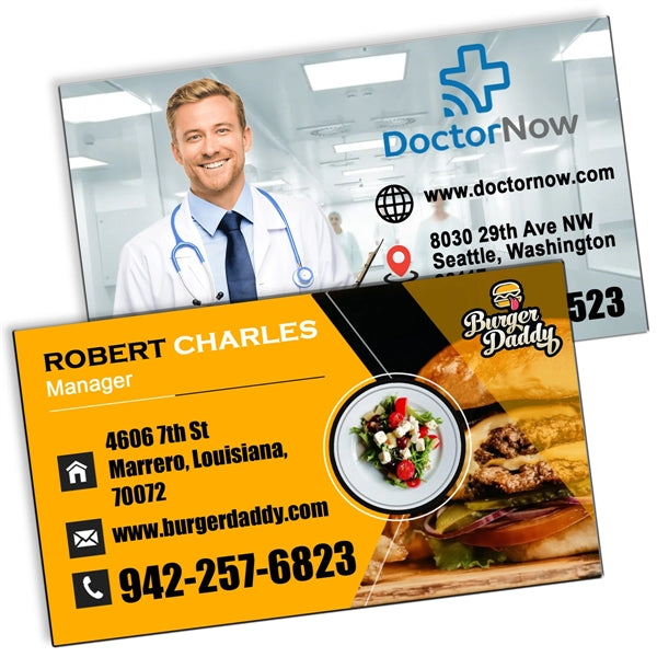 Business Card Magnets 30 Mil Outdoor Safe -(2x3.5)