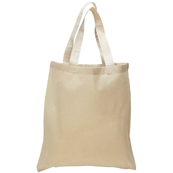 Natural Canvas Convention Tote Bag with Shoulder Strap