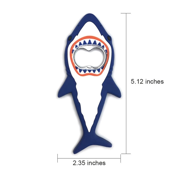 Shark Soft Rubber Bottle Opener