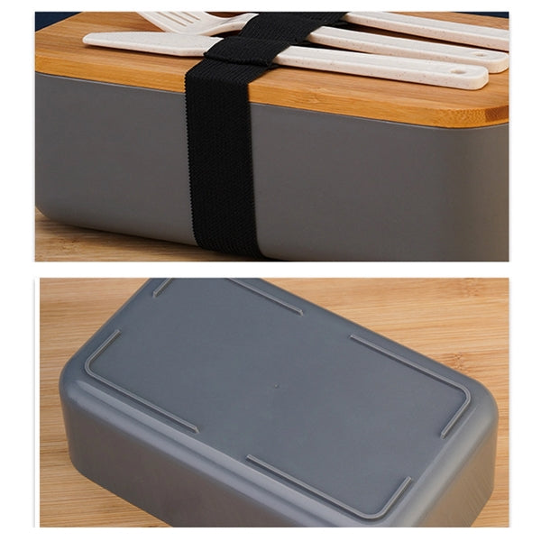 Bento Lunch Box With Bamboo Cover