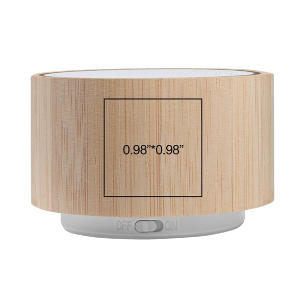 Drake Bamboo Colorful Light-Up Bluetooth Speaker