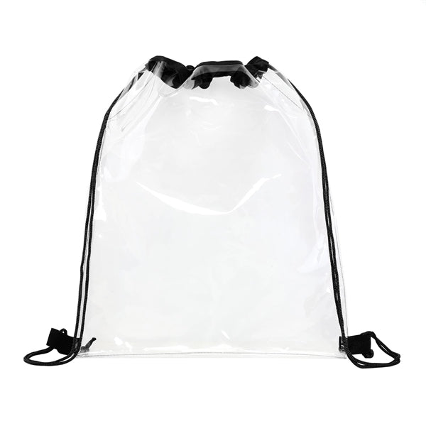 Clear PVC Drawstring Backpack