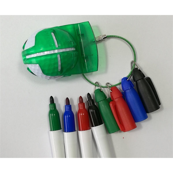 Mini Permanent Markers with Golf Keychain Clips
