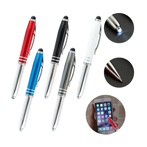 3-in-1 Stylus Pen with LED Light