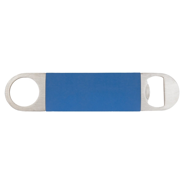 Blue Silicone & Stainless Steel Bottle Opener
