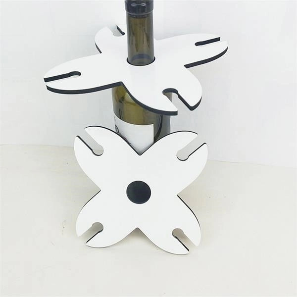 Sublimation DIY Wooden MDF Wine Caddy Glass Holder