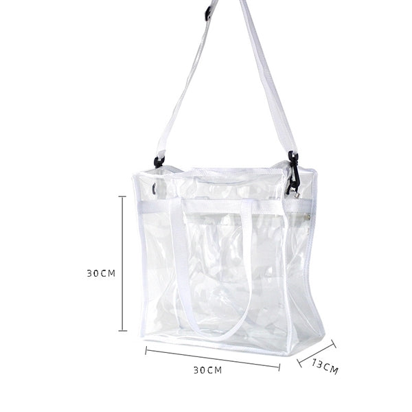 Clear Plastic Tote Bags with Handles