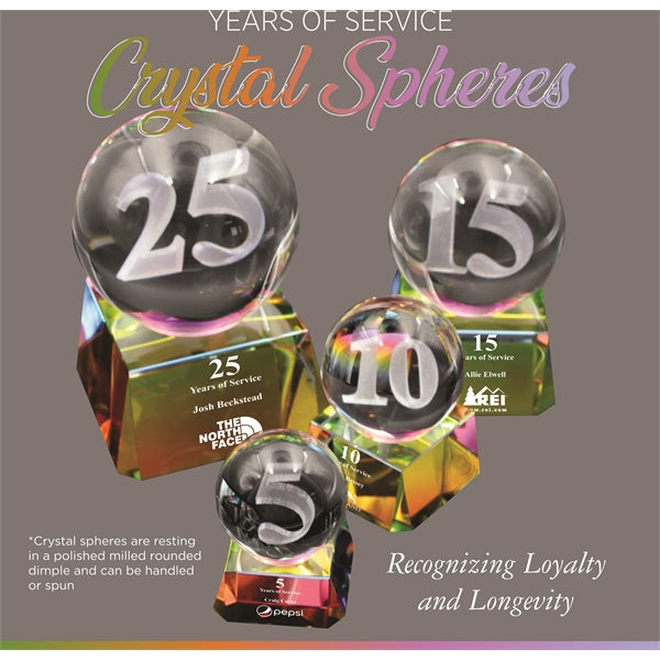 10 Years of Service Globe
