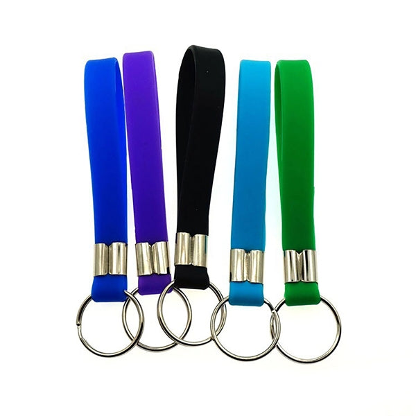 Motivational Silicone Bracelet Key Chain