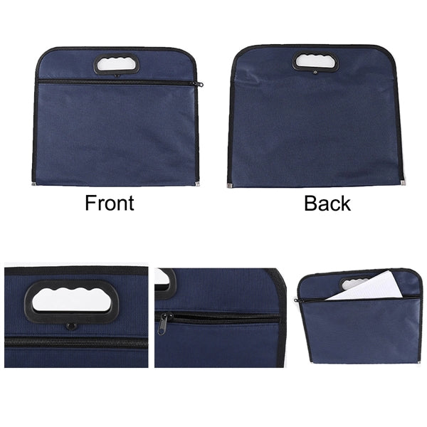 B4 Oxford Zipper Business Briefcase Document Bag