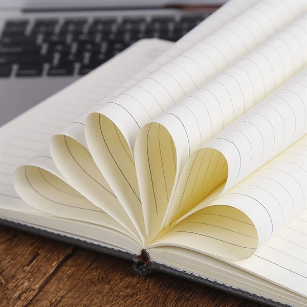 Premium A5 Hardcover Faux Leather Lined Notebook