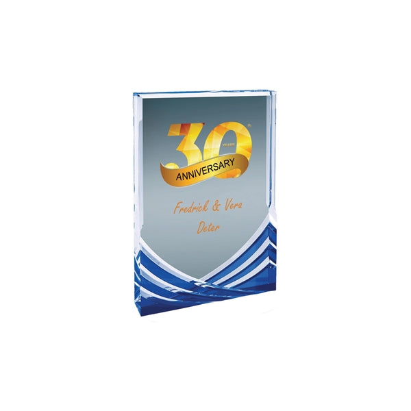5" x 7" Blue Rectangle Soaring Acrylic Award