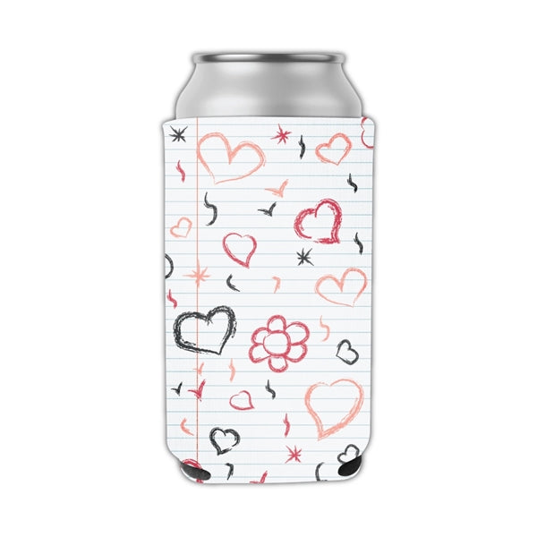 Full Color 12oz Neoprene Tall Slim Can Coolie