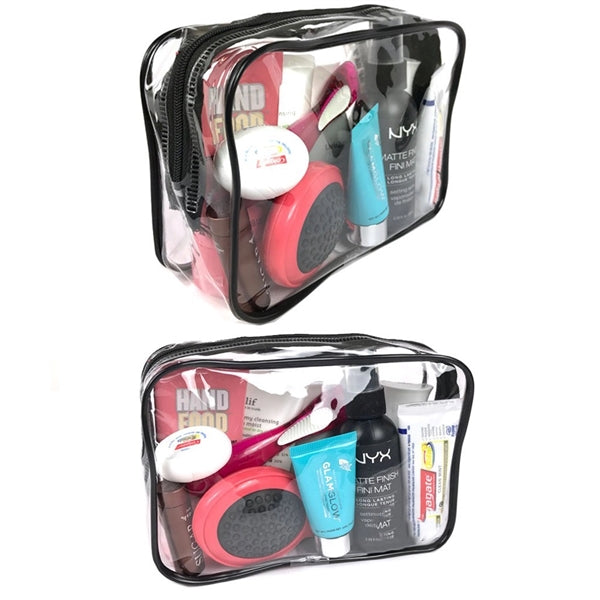 Clear PVC Travel Makeup Cosmetic Bag