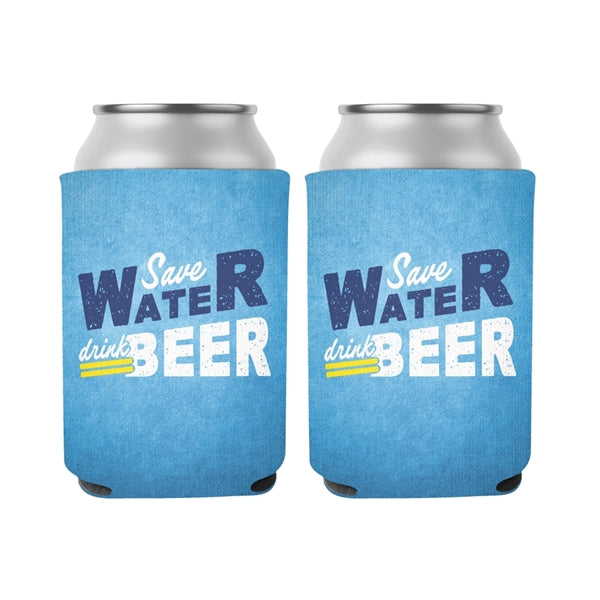 Full Color Collapsible Neoprene Can Coolie