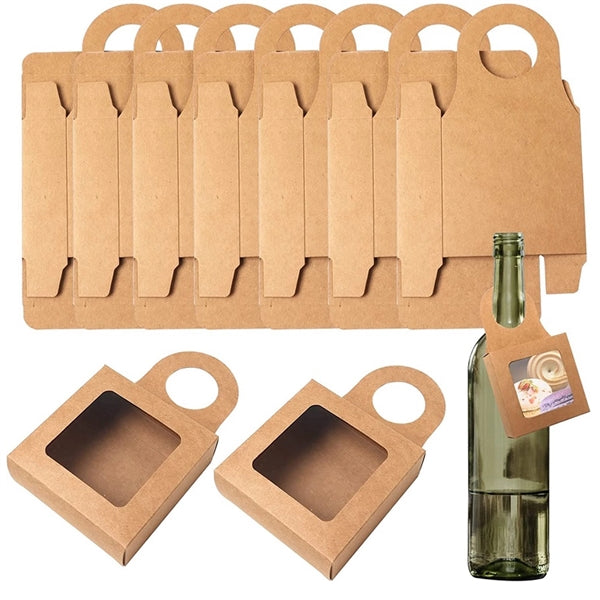 Hanging Favor Box for Gifts Wine Bottles