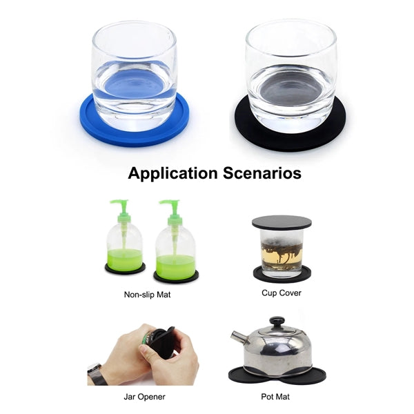 Silicone Heat Resistant Drinks Coaster for Mug/Cup/Bottle