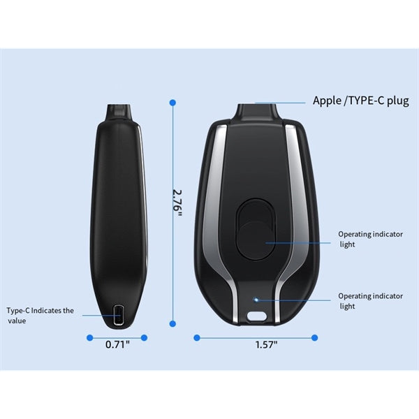 Mini Power Pod with Keychain