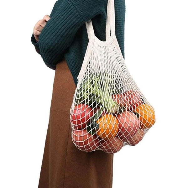 Cotton Mesh Tote Bag