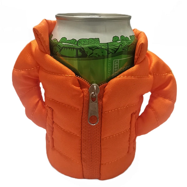 Jacket Shaped Aluminum Foil Beer Can Beverage Cooler
